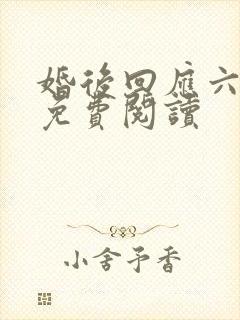 婚后回应六盲星免费阅读