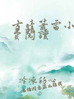 方晴萧雷小说免费阅读