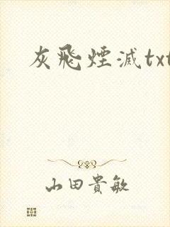 灰飞烟灭txt