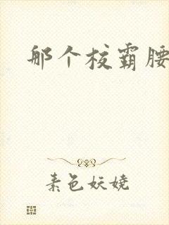 那个校霸腰好软