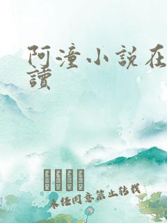 阿潼小说在线阅读