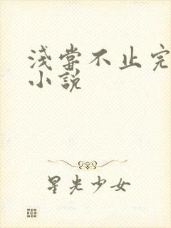浅尝不止完整版小说