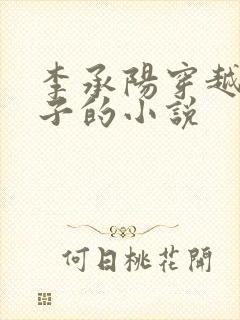 李承阳穿越成皇子的小说