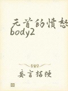 元首的愤怒nobody2
