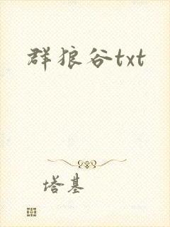 群狼谷txt
