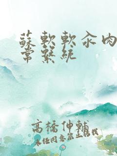 苏软软汆肉的日常系统