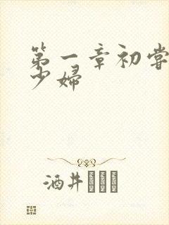 第一章初尝云雨少妇