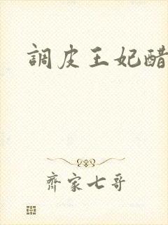 调皮王妃醋王爷