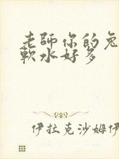 老师你的兔子好软水好多