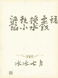 梁教授要稳住肉馅小水饺