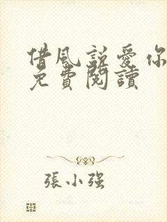 借风说爱你小说免费阅读