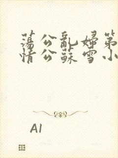 荡公乱妇第1章情公苏雪小说