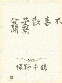 公子欢喜不正当关系