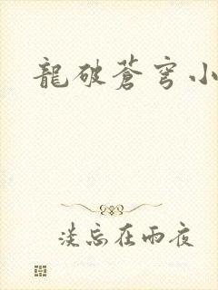 龙破苍穹小说
