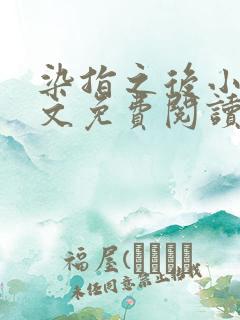 染指之后小说全文免费阅读