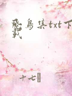 飞鸟集txt下载