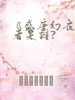 《盛唐幻夜》作者是谁?