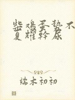 柴鸡蛋势不可挡夏耀干尿