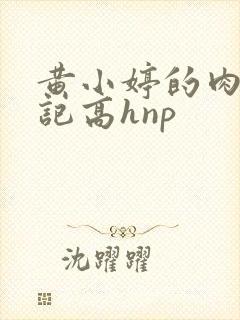 黄小婷的肉欲日记高hnp