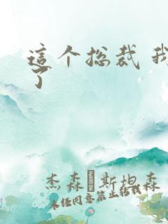 这个总裁 我要了