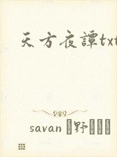 天方夜谭txt