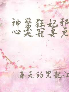 神医狂妃邪王的心尖宠妻免费阅读