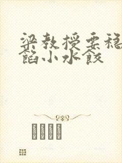 梁教授要稳住肉馅小水饺