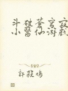 斗破苍穹寂寞的小医仙游戏世界