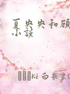 夏央央和顾祁琛小说