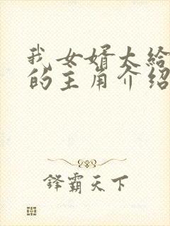 我女婿太给力了的主角介绍