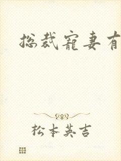 总裁宠妻有点忙