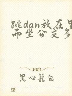 跳dan放在里面坐公交多人