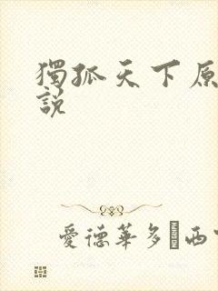 独孤天下原著小说