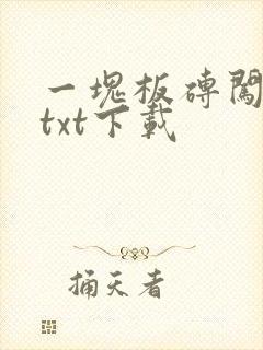 一块板砖闯仙界txt下载