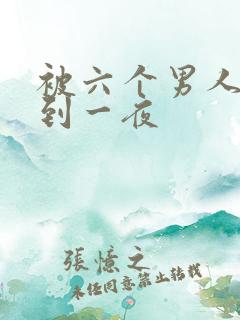 被六个男人躁J到一夜