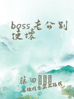 boss老公别使坏