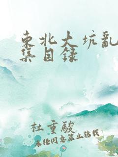 东北大坑乱H全集目录