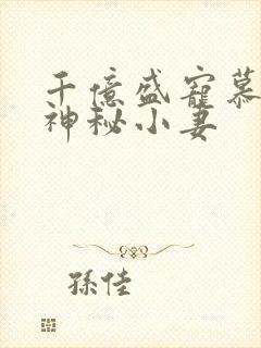 千亿盛宠慕少的神秘小妻