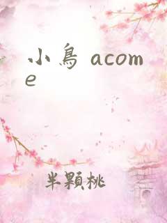 小鸟 acome
