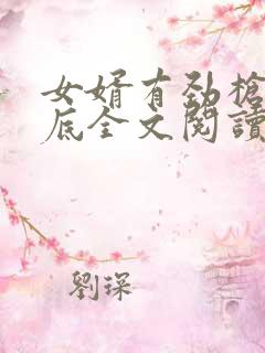 女婿有劲枪枪到底全文阅读