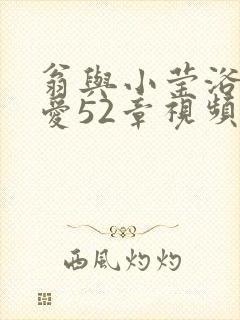 翁与小莹浴室欢爱52章视频