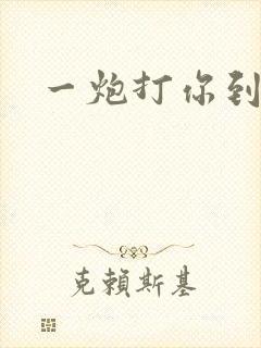 一炮打你到天亮