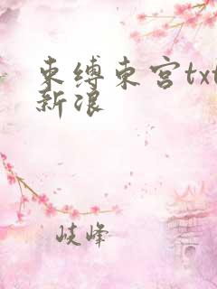 束缚东宫txt新浪