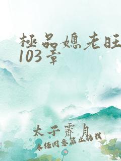 极品媳老旺秦雨103章