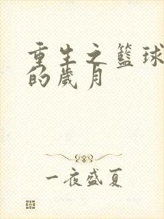 重生之篮球燃烧的岁月