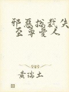 邪恶总裁失心劫 至尊爱人