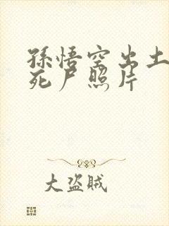 孙悟空出土后的死尸照片