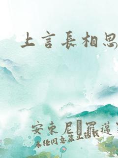 上言长相思
