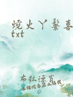 烧火丫鬟喜洋洋txt