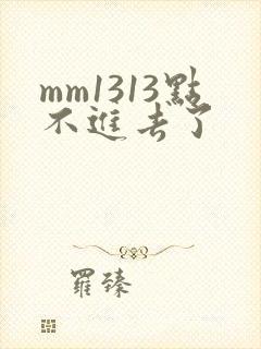 mm1313点不进去了